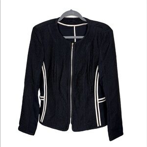 BASLER  Zip Up Jacket / Blazer Office Work Black